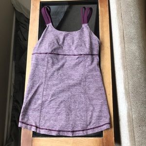 LULULEMON dark purple tank top